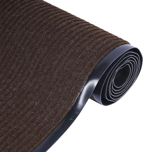 Miniatura 16 de Tapete de 3 x 10 pies para exteriores, alfombra de pasillo comercial, resistente, antideslizante, con parte trasera de goma, impermeable