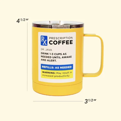 Miniatura 4 de Taza aislada aislada de acero inoxidable de doble pared con tapa, estilo RX 14 onzas fluidas