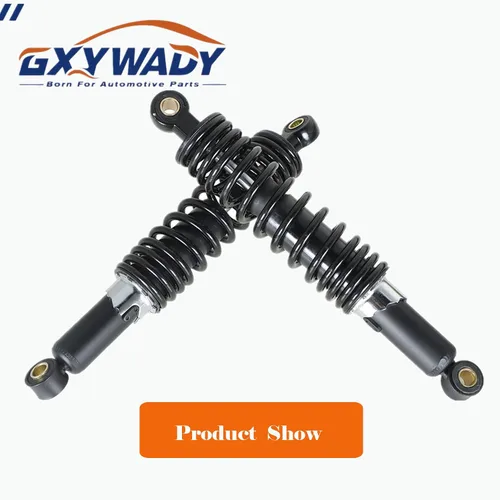 Miniatura 6 de 1 par de amortiguadores traseros universales para motocicleta GXYWADY 12.5 320mm de repuesto para Suzuki Yamaha Sportster XL883 1200 90cc 110cc Negro