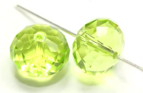 Miniatura 48 de 50 cuentas de cristal Adabele austriaco de 0.394 pulgadas facetadas sueltas Rondelle Siam rojo espaciador compatible con cristales de Swarovski 5040