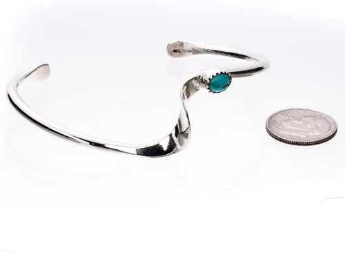 Miniatura 5 de Pulsera Tskies de plata de ley turquesa Aurora