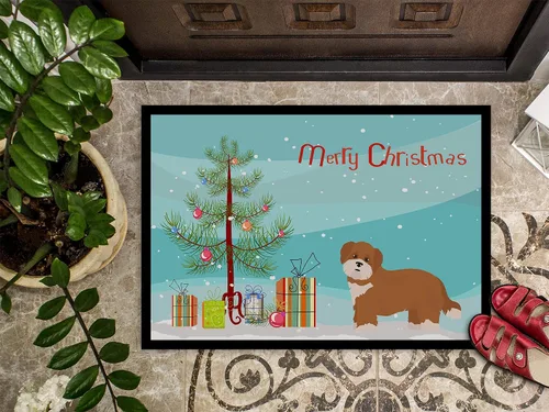 Miniatura 77 de Caroline's Treasures CK3799MAT Akita Shepherd - Tapete de árbol de Navidad de 18 x 27 pulgadas, tapete para puerta delantera, interior y exterior