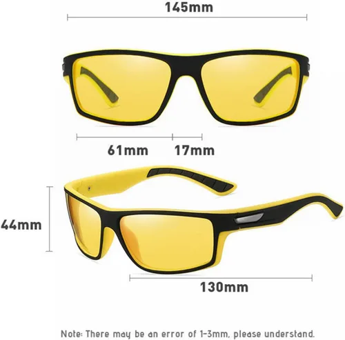 Miniatura 5 de willochra Gafas de sol de lectura de ciclismo nocturno de lentes de sol para hombres