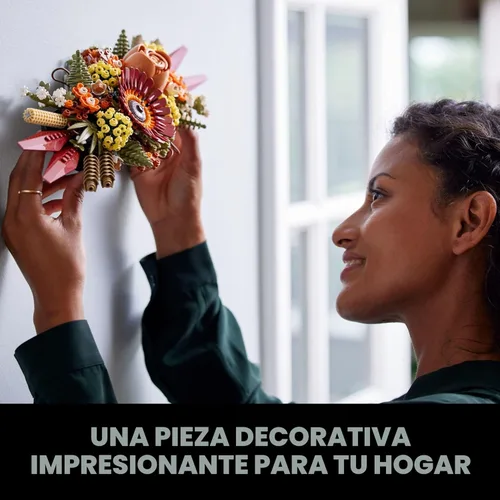 Miniatura 3 de LEGO Icons - Juego de centro de mesa de flores secas para adultos, a partir de 18 años, decoraciones de otoño y Acción de Gracias para mesa