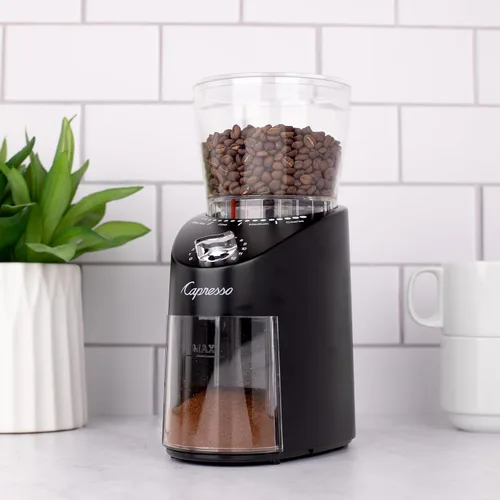 Miniatura 3 de Capresso Infinity Plus Molinillo de Fresas Cónicas, Negro