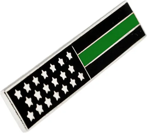 Miniatura 11 de PinMart 's Citation Bar Pin - Oficial de policía bombero y pines militares - Pines de esmalte patrióticos para ceremonias de premiación, banquetes