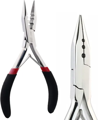Miniatura 9 de Comfortable Handles Pro - Kit de herramientas de extensión de cabello, 3 agujeros, micro y nano, alicates para prensar y quitar el cabello, alicates