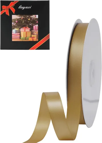 Miniatura 46 de LIUYAXI - Cinta de satén roja de doble cara, 2 pulgadas X 25 yardas continuas, cintas perfectas para envolver regalos, ramo de boda, decoración DIY