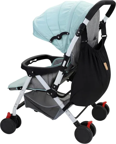 Miniatura 5 de Accmor Organizador universal para cochecito, bolsa de almacenamiento grande para cochecitos Uppababy, Nuna, Britax, Doona, accesorios de Negro