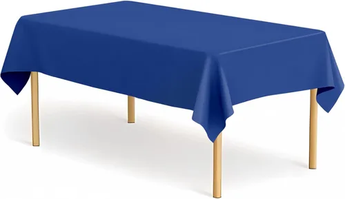 Miniatura 22 de Paquete de 2 manteles de plástico a cuadros en blanco y negro para fiestas, desechables de 54 x 108 pulgadas, mantel rectangular con bandera a