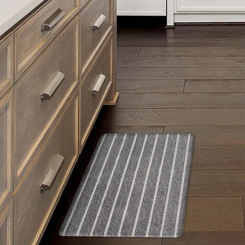 Miniatura 11 de Lucky Brand Tapete de bienestar impreso – Tapete de cocina acolchado cómodo – Fácil de limpiar – Antifatiga y antideslizante – 0.472 in Seda Floral