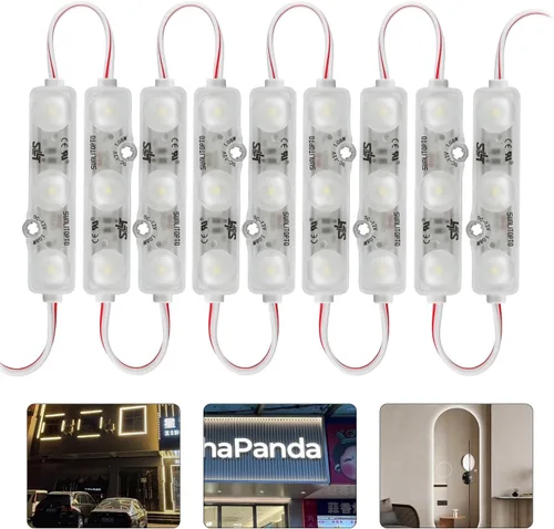 Miniatura 2 de Módulos blancos 100PCS de la muestra del LED 6500K, luces impermeables de la letra del canal 2835 SMD con el respaldo adhesivo para las señales