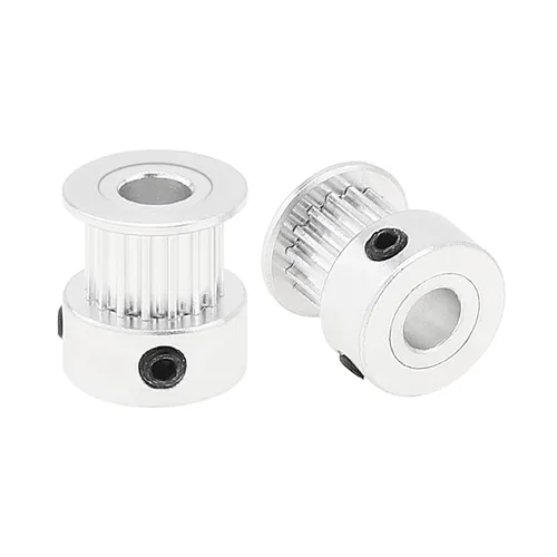 Miniatura 4 de Paquete de 5 poleas GT2 16 dientes 0.197 in diámetro 16T correa dentada rueda de polea aluminio para impresora 3D