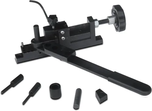 KAKA INDUSTRIAL Mini Dobladora Universal de Alambre | Dobladora de Alambre de Acero Endurecido y Metal Plano | Varilla de 5/16 pulgadas, Plano de