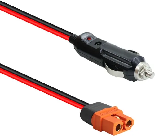 Miniatura 3 de XT60i - Cable de carga de enchufe para encendedor de cigarrillos, 12 V, macho a XT60i, cable adaptador para panel solar, estación de energía