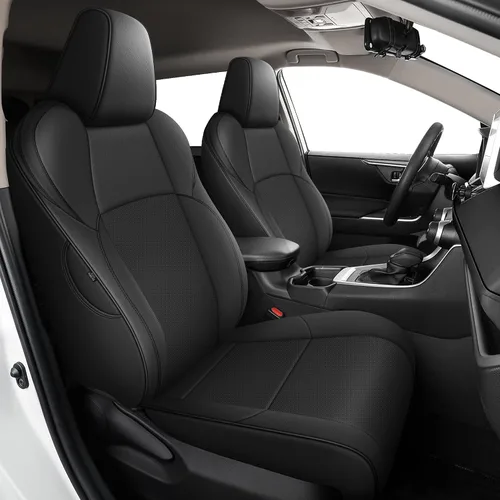 Miniatura 36 de AOMSAZTO Funda de asiento de coche para Mazda 3 2019 2020 2021 2022 2023 2024 2025 2026 – Juego completo de fundas de asiento de piel sintética