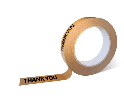 Miniatura 7 de Cinta de agradecimiento Arvakr, cinta adhesiva marrón de diseño para pequeñas empresas, para pegar bolsas de compras o cajas de hornados, cafés