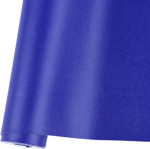 Miniatura 7 de Ramya Hojas de cuero sintético de color sólido liso 1 rollo 12"X53" (30 cm X 135 cm), la piel sintética es ideal para proyectos de manualidades DIY