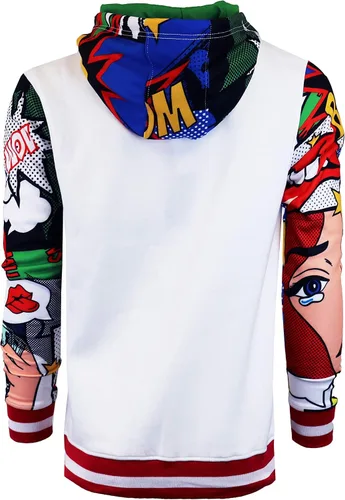 Miniatura 5 de Screenshot - Sudadera con capucha de forro polar para hombre, estilo urbano
