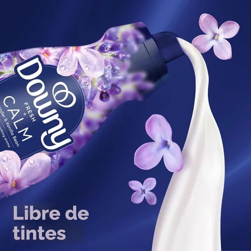 Miniatura 6 de Downy Líquido suavizante de telas ultrasuave, calma, lavanda y vainilla, 26 onzas líquidas, 39 cargas