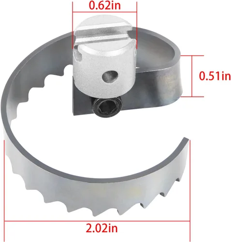 Miniatura 5 de Cortador en espiral de 2 pulgadas para máquinas Ridgid K-50 K-400 K-3800 de tambor/seccionales para 63025 T-209