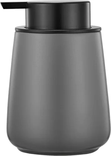 Miniatura 14 de Dispensador de jabón de manos de espuma de 12 onzas, dispensador de jabón espumoso negro para baño con bomba fácil de presionar, dispensador