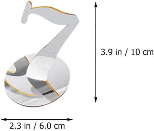 Miniatura 7 de NUOBESTY 10 piezas de acrílico para números de mesa, elegantes tarjetas de números de asiento de boda, reutilizables, decoración de mesa