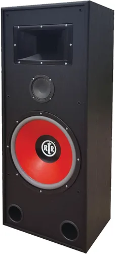 BIC America RTR-EV15 - Altavoz de piso bi-amplificador de 3 vías de 3 vías de 15 pulgadas con tweeter de bocina de alta eficiencia