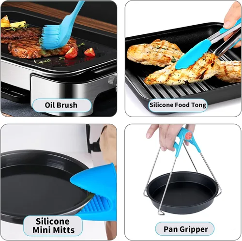 Miniatura 7 de Accesorios para freidora de aire Ninja Chefman COSORI Ninja Gourmia Dash Power XL 3.6 4.2 5.8QT, 12 piezas de accesorios para freidora de aire