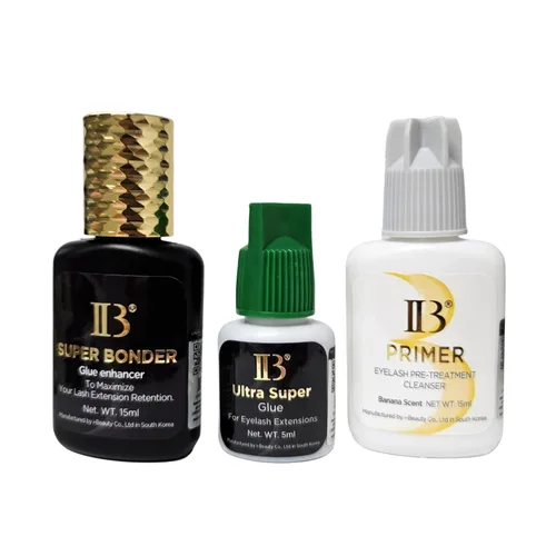 Miniatura 11 de Paquete de 2 pegamentos para extensiones de pestañas ibeauty Super Plus 5ml (0.17 fl oz), tiempo de secado de 1-2 segundos, mantiene 5-6 semanas