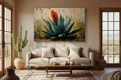 Miniatura 2 de Impresiones en lienzo de Arizona de pequeño a extra grande, paisajes del desierto de Sonora, comedor, dormitorio, baño, sala de estar, arte de pared