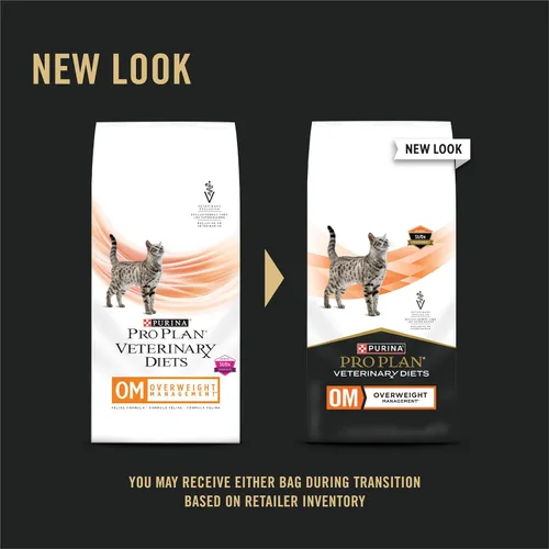 Miniatura 2 de Pro Plan Veterinary Diets Purina OM - Alimento seco para gatos con fórmula felina para el manejo del sobrepeso, bolsa de 6 libras