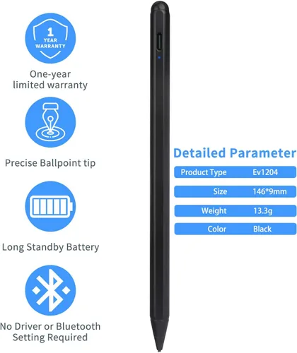 Miniatura 6 de Lápiz óptico para HP Envy X360 Convertible 2 en 1 con pantalla táctil portátil (15.6 pulgadas), lápiz digital activo de punta fina para HP Envy X360