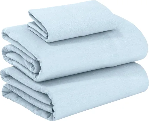 Miniatura 22 de RUVANTI Juego de sábanas de franela 100% algodón tamaño matrimonial - 4 piezas, cálidas, suaves y transpirables, con bolsillo profundo, ropa de cama