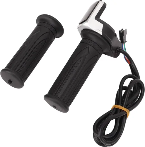Miniatura 7 de Ebike Grips, manillar de bicicleta, empuñaduras de manillar de bicicleta, empuñadura de acelerador E Scooters, cómodo, impermeable, ajustable