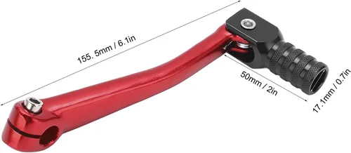 Miniatura 7 de Qiilu Kick Starter - Palanca de arranque para motocicleta, pedal de arranque para motocross, sensible, CNC, aluminio, universal, accesorio para moto