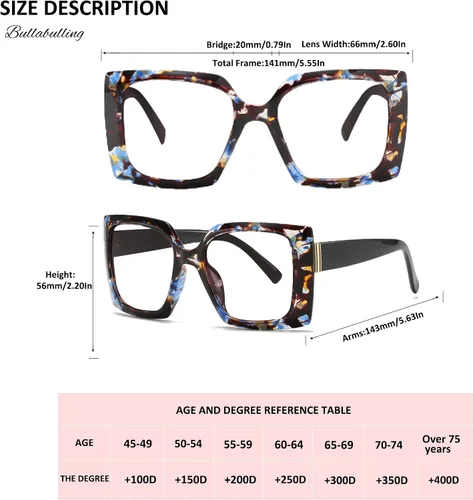 Miniatura 5 de Lentes de lectura cuadrados retro con bloqueo de luz azul para mujeres y hombres, de gran tamaño, antirreflejos, lentes UV Negro/Blanco