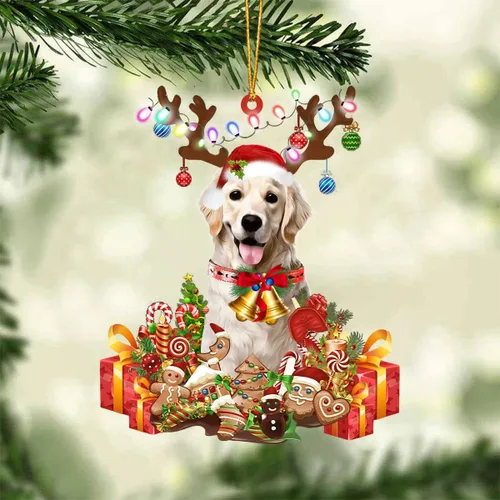 Miniatura 22 de Nazenti Adorno de Navidad personalizado de reno de Alaskan Malamute – Adorno de perro personalizado para amantes de las mascotas, acrílico plano