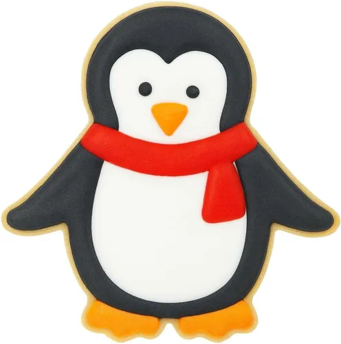 Miniatura 5 de Cortador de galletas de pingüino con diseño fácil de empujar