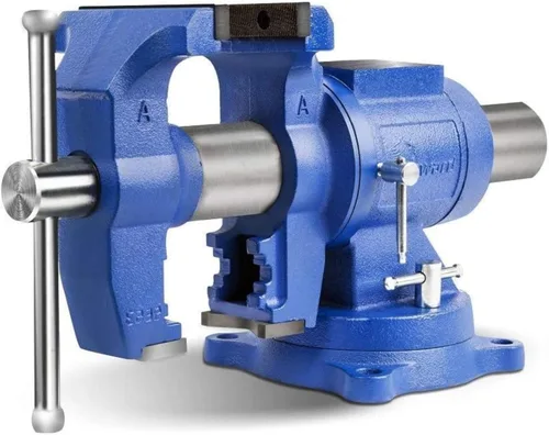 Miniatura 10 de Forward HY-DT150B-6IN - Tornillo de banco resistente con base giratoria de 360 grados y cabeza con yunque (6 pulgadas)