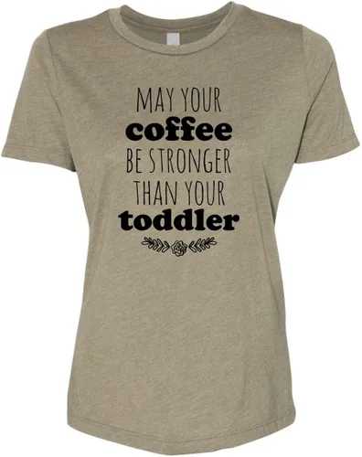Miniatura 11 de Cute Women's Screen Printed Crew Neck Tee, Shirts With Sayings, Dusty Blue or Olive