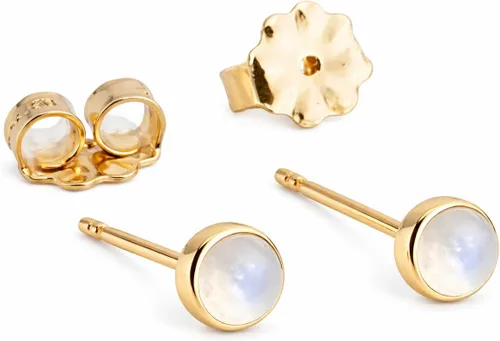 Miniatura 12 de Juego de aretes pequeños de oro con bisel, bola para cartílago, tragus, hélice, múltiples joyas hipoalergénicas de piedra natal para mujer