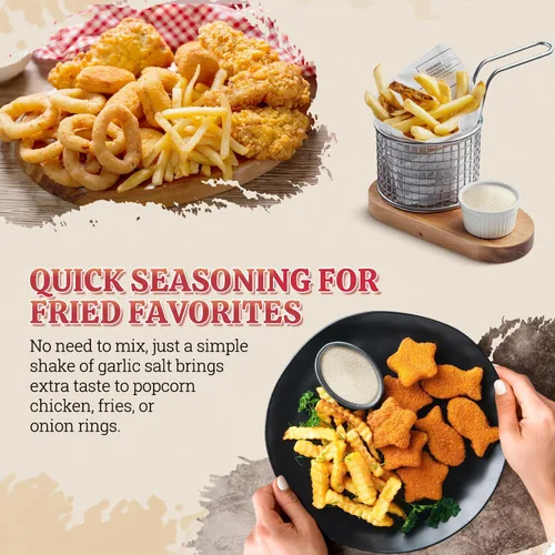 Miniatura 6 de 52USA Sal de ajo 39 onzas (2.4 lbs), sal de ajo a granel, sal molida fina, sin MSG añadido, sin OMG, kosher, sin gluten, sal sabrosa para sopas