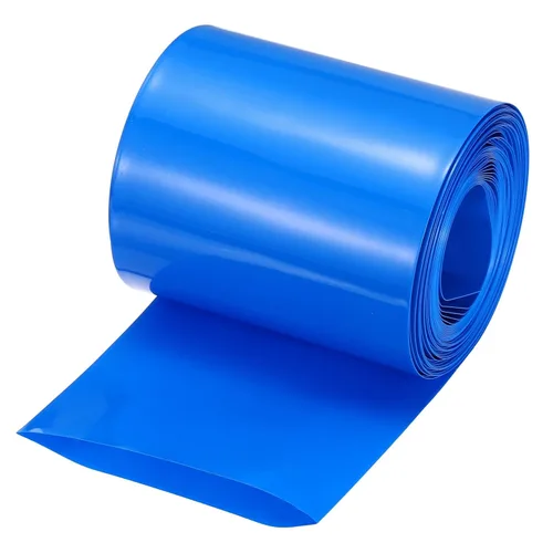 Miniatura 26 de MECCANIXITY Envoltura de Batería de PVC Termorretráctil de 127 mm de Diámetro 200 mm Plana 10 Pies (3 metros) Negra con Buena Aislación para Paquete