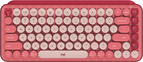 Miniatura 13 de Logitech POP Keys - Teclado mecánico inalámbrico con teclas Emoji personalizables, diseño compacto duradero, conectividad Bluetooth o USB, Cosmos