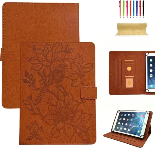 Miniatura 22 de Dteck Funda universal (9.6" a 10.5") - Funda plegable de cuero con tapa para tableta Android 10 10+ pulgadas/Samsung Galaxy Tab 9.6 9.7 10.1 10.4
