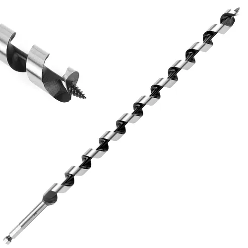 Miniatura 27 de Broca de taladro de 1-1/2 pulgadas x 9 pulgadas para madera, vástago hexagonal de 1-1/2 pulgadas, broca larga para madera suave y dura, plástico