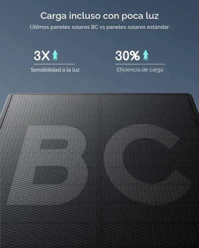 Miniatura 2 de COOAU Cámaras de seguridad solares inalámbricas para exteriores, recargable con poca luz, fácil de instalar, cámara 2K de 360° para seguridad