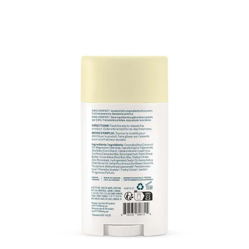 Miniatura 7 de ATTITUDE Desodorante para pieles sensibles, sin aluminio y sin bicarbonato de sodio, suave y vegano, protección contra olores de larga duración