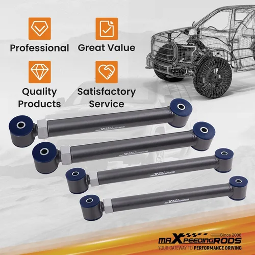 Miniatura 8 de maXpeedingrods Brazos de control delanteros de 0-6 pulgadas para Dodge Ram 1500 2500 3500 1994-2009, kit de brazo de control ajustable